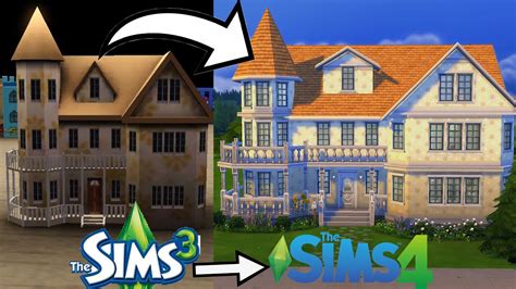 I Built A Sims 3 Dollhouse In The Sims 4 Sims 4 Speed Build Youtube