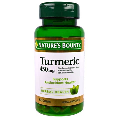 Natures Bounty Turmeric 450 Mg 1source