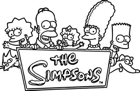 The Simpsons Coloring Pages Coloring For Fun