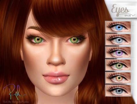 Mermaid Eyes With Glow Blacksclera By Merkaba At Mod The Sims The
