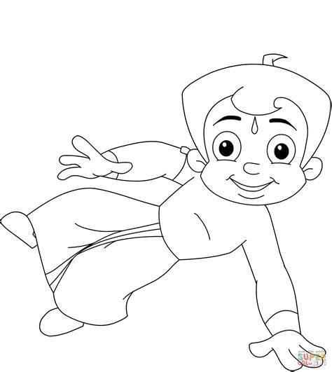 Chota Bheem Images For Coloring Pages