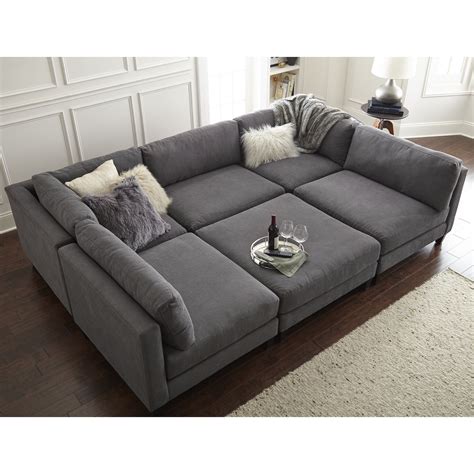 Chelsea Modular 120" Wide Symmetrical Modular Corner Sectional | Sofa