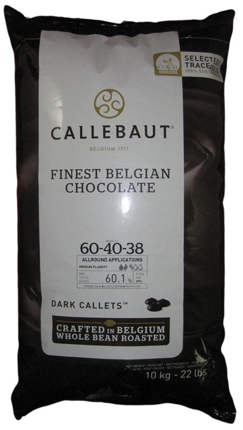 Callebaut 60 40 Dark Chocolate Bulk Pack Pike Global Foods