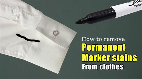 Effective Techniques For Removing Permanent Marker From Fabric