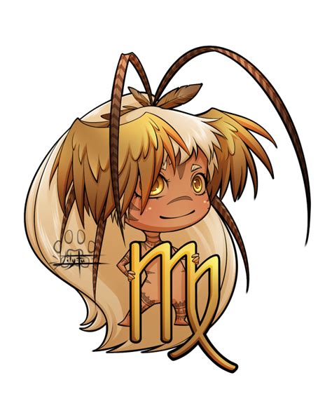 An Anime Character With Long Hair And Big Eyes Holding The Letter M In