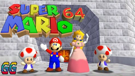 Nintendo 64 Console Super Mario 64 1996 Playthrough 100 No