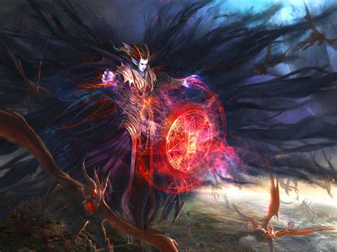 Fantasy Mage Wizard Sorcerer Art Artwork Magic Magician