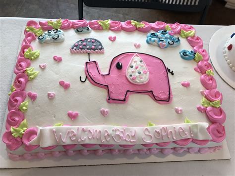 Elephant Baby Shower Cake Elephant Baby Shower Cake Sweet Dreams
