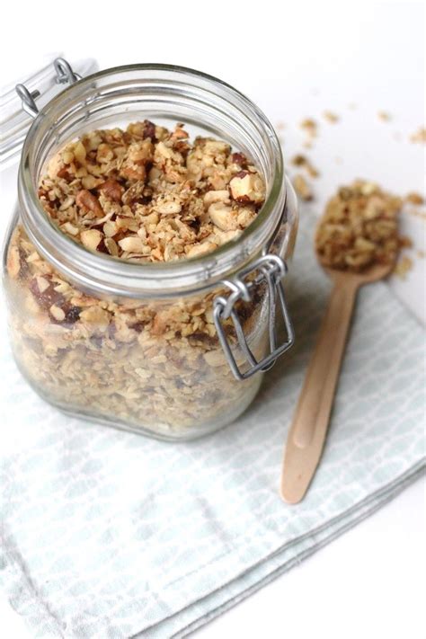 Recept Supersnelle Zelfgemaakte Granola Granola Eten En Drinken