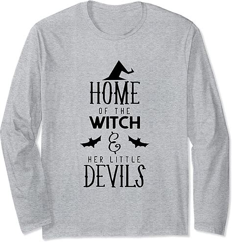 Home Of Witch And Her Devils Halloween Long Sleeve T Shirt