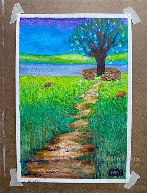 Mark Making Part 15 Oil Pastels Delighted Muse