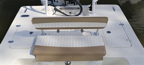 Flats Boat Rear Seat With Removable Cushions Spyder