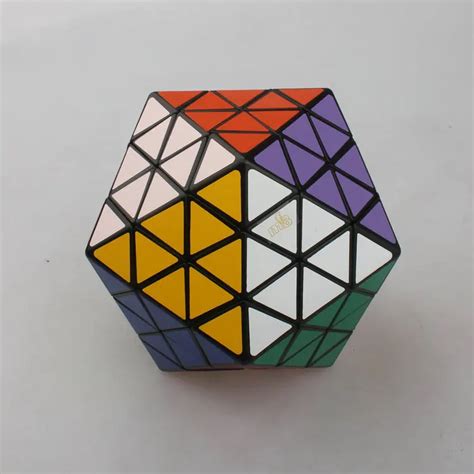 Mf8 Oskars Icosaix Ii Black Icosahedron Face Turning Cube Puzzle 20