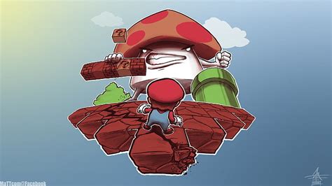 Hd Wallpaper Mario Super Mario Mushrooms 1920x1080 Video Games Mario