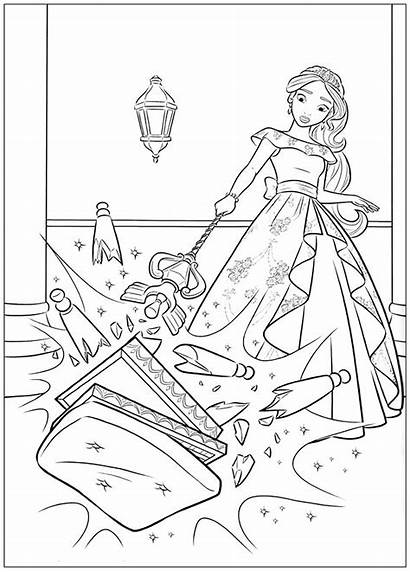 Elena Avalor Coloring Pages Printable Simple Children