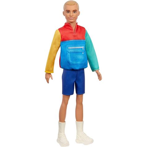 Mattel Barbie Ken Fashionistas Doll 163 Slender With Sculpted Blonde