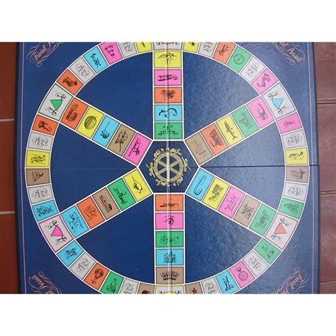 Trivial Pursuit Game Board For Use With Master Game Subsidiary Card