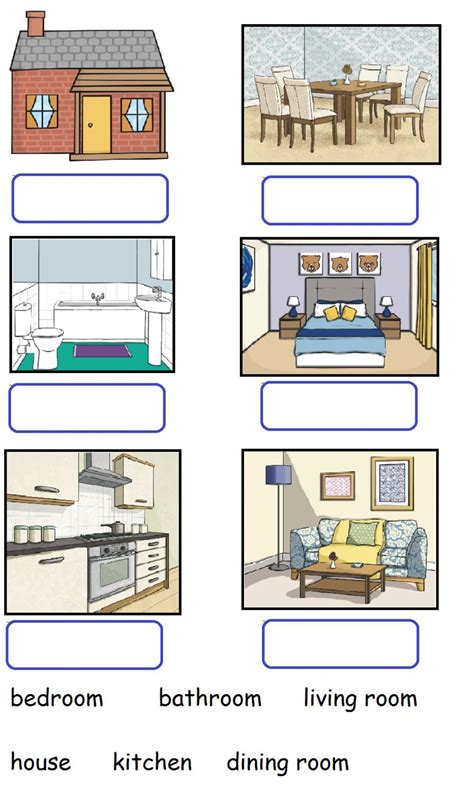 My House Interactive Worksheet Learning English For Kids English