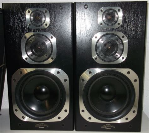 Vintage Pioneer S Z92d 90watt 3 Way Floor Speakers In Black £7200