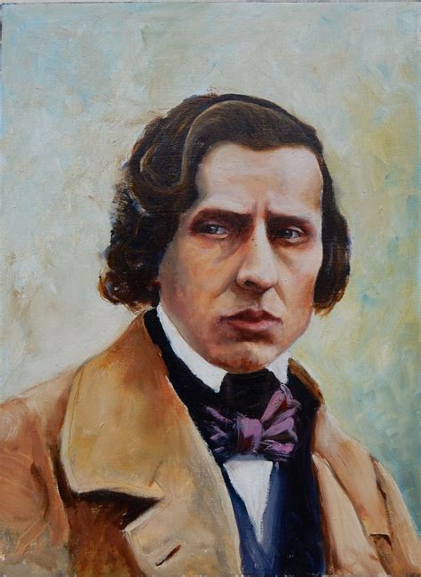 Commission Portrait Of Composer Frederic Chopin Oil Painting By Vita