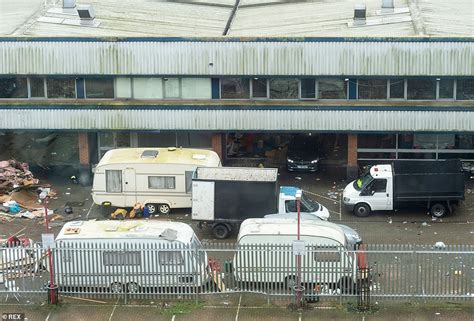Travellers Turn Abandoned London Retail Centre Into An Illegal Dumping