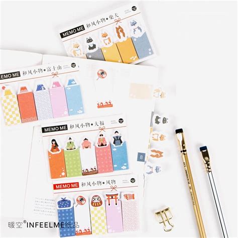 Buy 4 Pcsset Cute Japanese Style Sticky Note