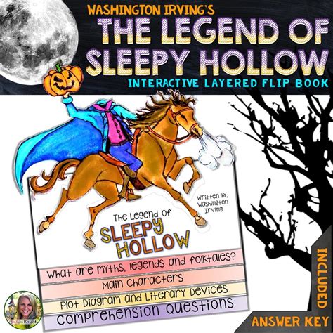 The Legend Of Sleepy Hollow Reading Writing Flip Book Halloween Fun