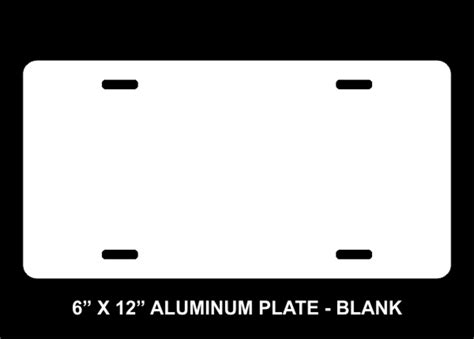 License Plate Template