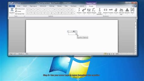 How To Put Math Equations In Microsoft Word 2010 Tessshebaylo