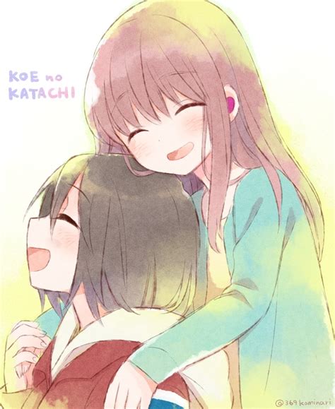 Nishimiya Shouko And Nishimiya Yuzuru Koe No Katachi Drawn By Rai