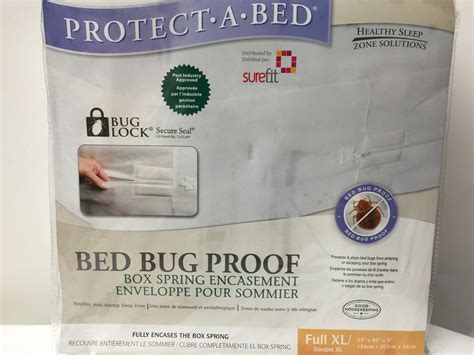 Newprotect A Bed New Bed Bug Proof Box Spring Encasement Full Xl 53 X
