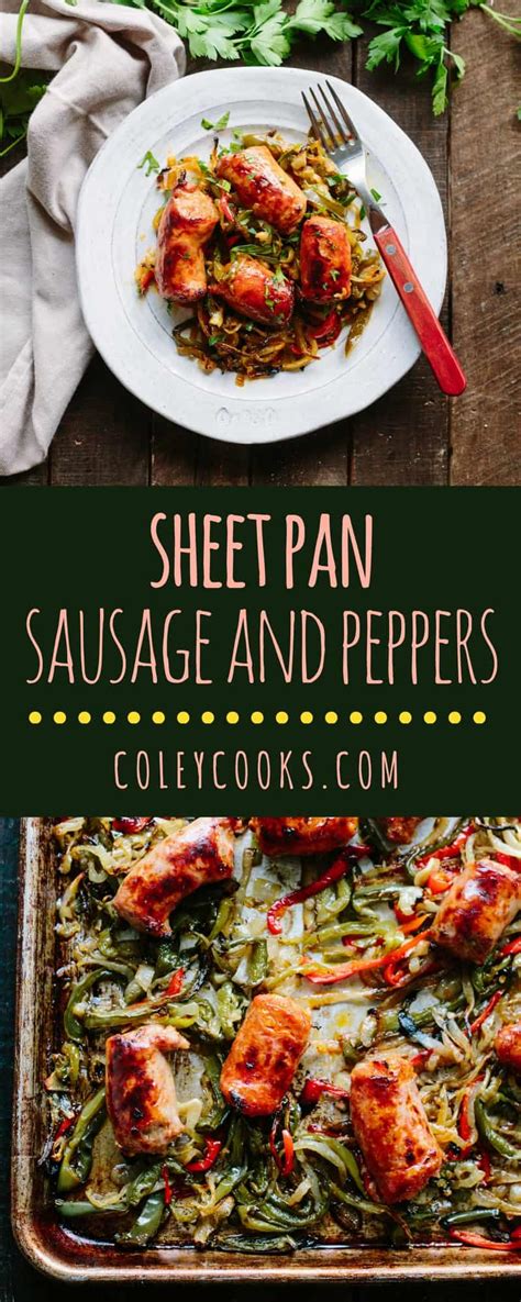 Mix it up while staying on track with 9,000+ ideas for healthy meals. Sheet Pan Sausage and Peppers | Easy Weeknight Dinner ...