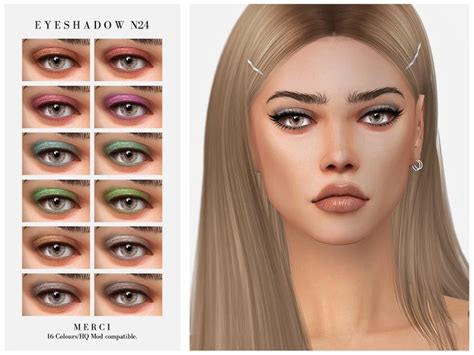 Pin On Makeup Looks Sims 4