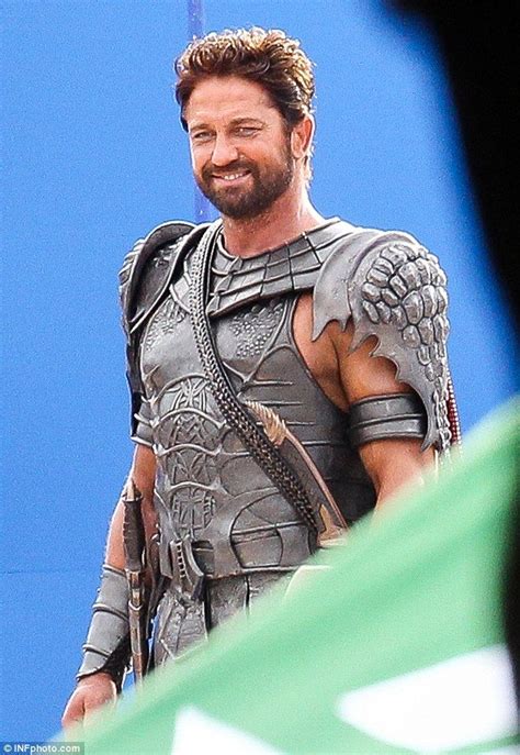 Gerard Butler Film Scenes For New Movie Gods Of Egypt New Movies