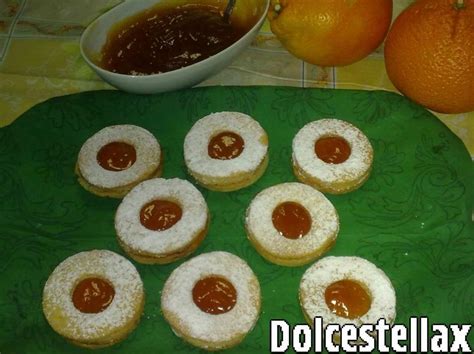 Ricetta occhi di bue con marmellata d'arancia | Dolcidee