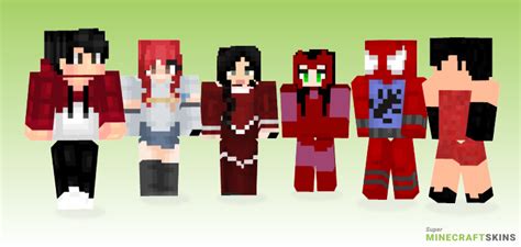 Scarlet Minecraft Skins Download For Free At