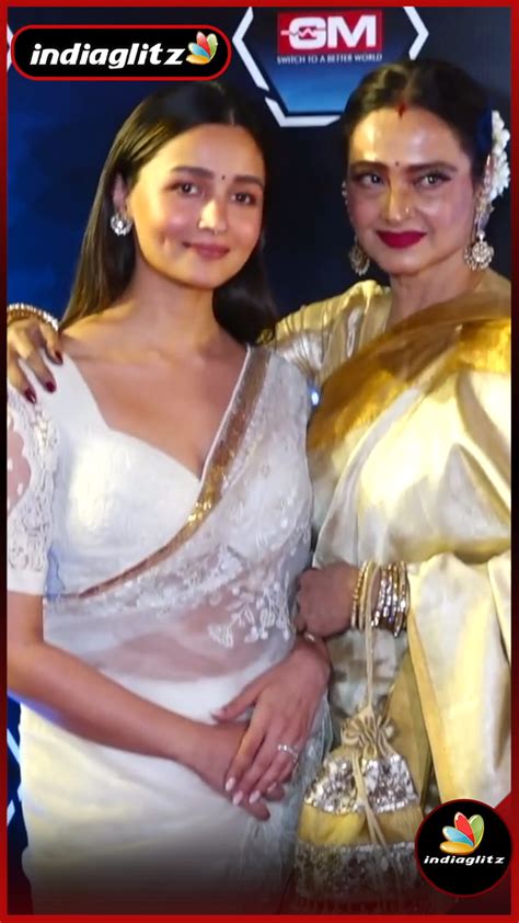 Alia Bhatt And Rekha Cute Entry At Dadsaheb Phalke Awards 2023 😱😂 Indiaglitz Bollywood