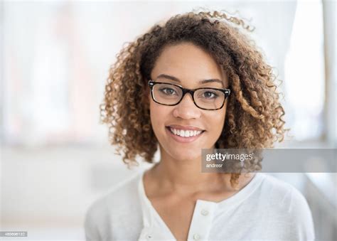 Casual Woman Portrait Wearing Glasses Photo Getty Images