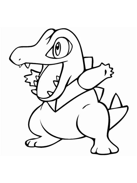 totodile pokemon coloring pages