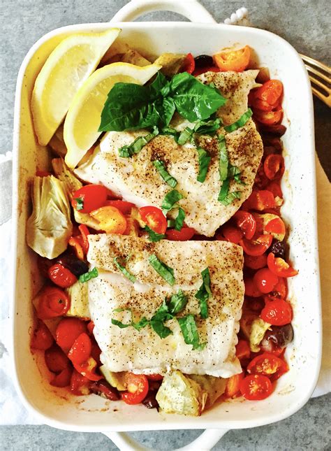 Baked Grouper With Tomatoes And Artichokes Community