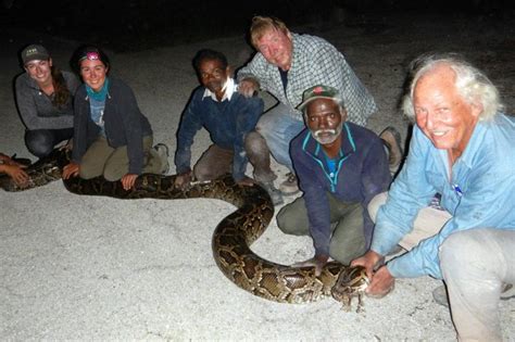 Look Foot Python Three Others Removed From Abandoned Missile Base