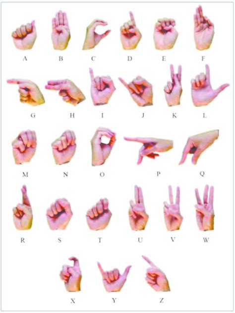 American Sign Language Alphabets Download Scientific Diagram