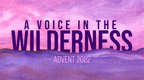 A Voice In The Wilderness Elizabeth City Emc