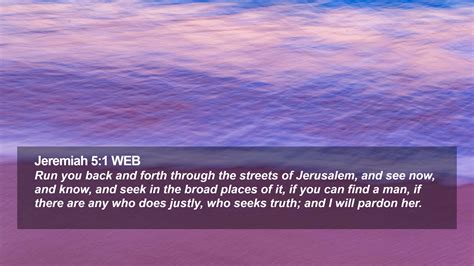Jeremiah 51 Web Desktop Wallpaper Run You Back And Forth Through The