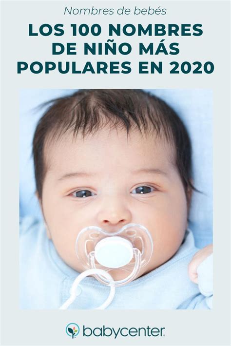 Los 100 Nombres De Niño Más Populares De 2020 Nombres De Bebes