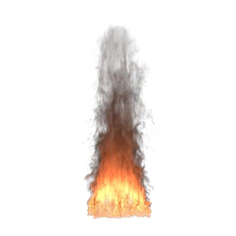 Premium Psd Fire Flames Isolated White Background 3d Rendering