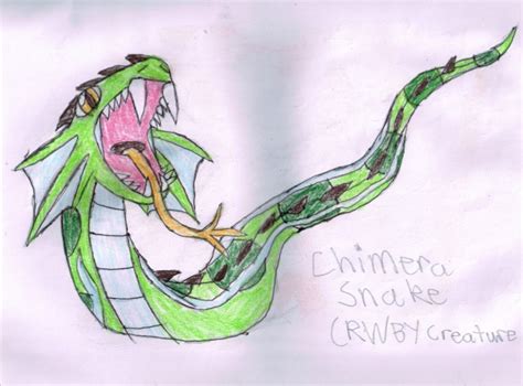 Chimera Snake Rwby Oc Redesign By Lawfulstudios9646 On Deviantart