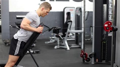Incline Bench Cable Row Muscles Worked How To Benefits And