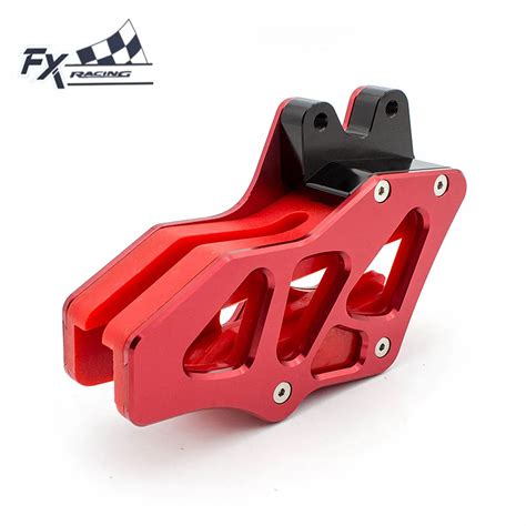 Motorcycle Parts Cnc Red Chain Guard Guide Protector For Honda Crf150f Crf230f 2003 2009 12 17