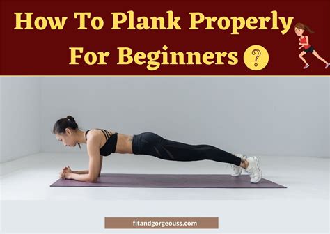 How To Plank Properly For Beginners Step By Step Procedure Fit